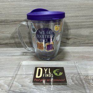 Tervis Tumbler 12oz. Cup / Mug With Handle & Lid We Go Together Vacuum Insulated